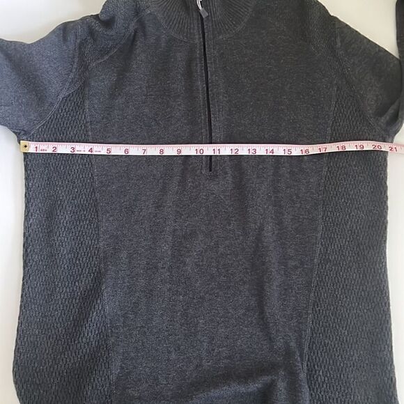 Eddie Bauer Charcoal Black 1/2 Zip Pullover Sweater Women's Size XXL - Picture 8 of 14